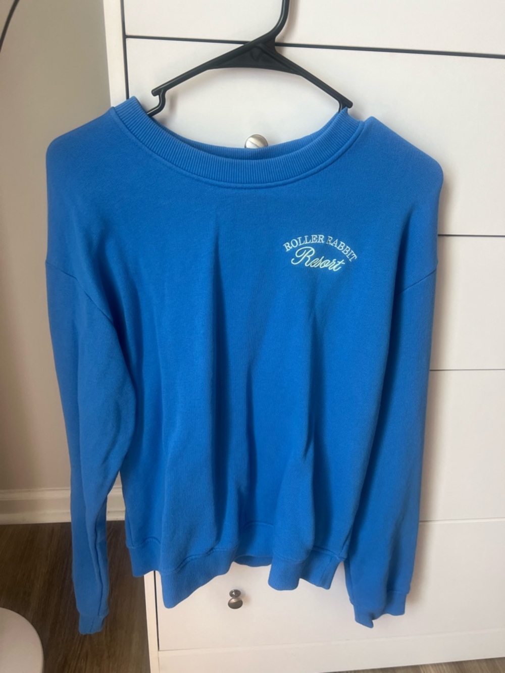 Roller Rabbit Blue Pullover with White Logo